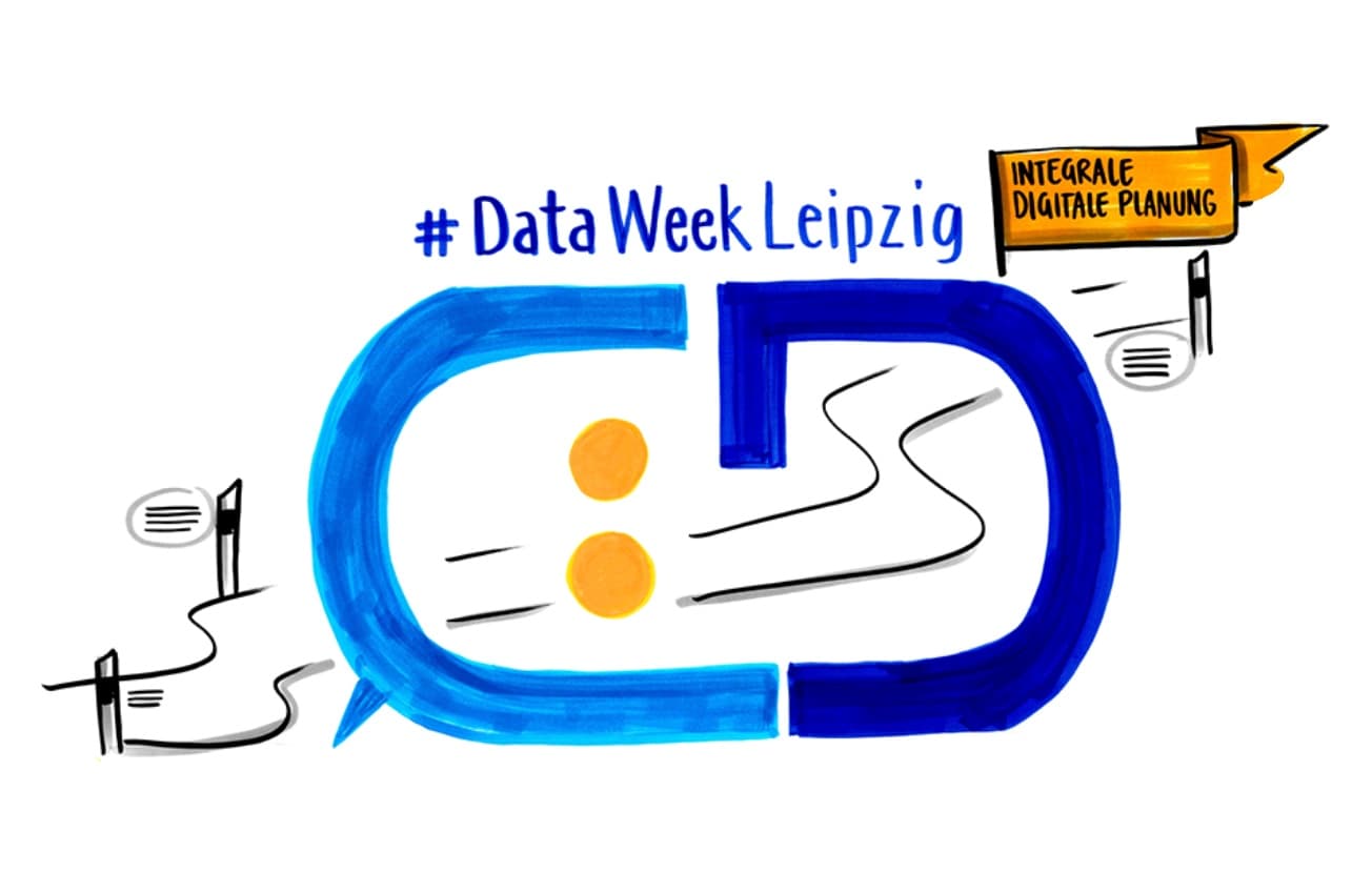 Comic zur DataWeek Leipzig vom 15. April bis 19. April 2024