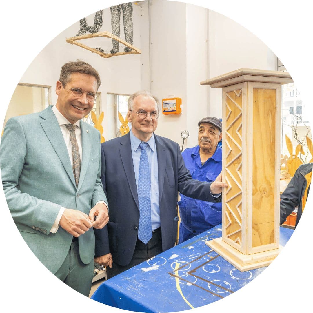 Besuch des Ministerpräsidenten Haseloff