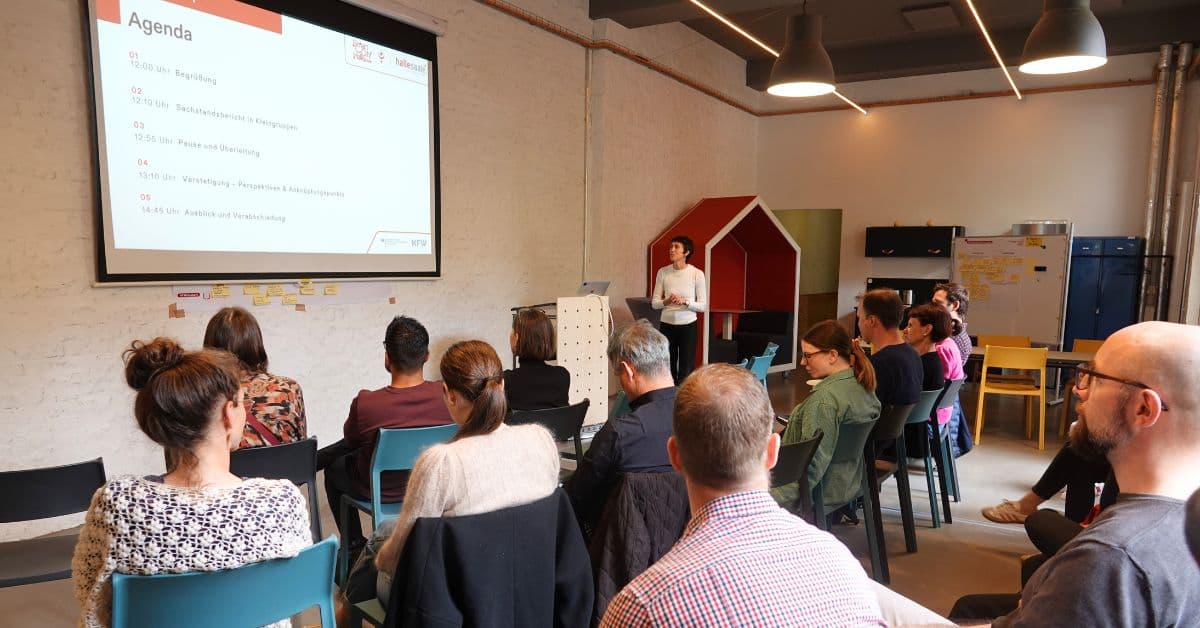 6. Smart-City-Schnittstellentreffen; Vorstellung der Agenda durch Chantal Schöpp von Creative Climate Cities