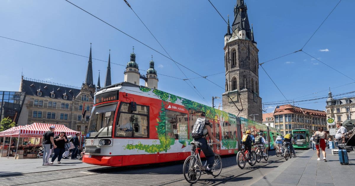 Fotografie des Marktplatzes Halle (Saale) | Fotograf: Thomas Ziegler