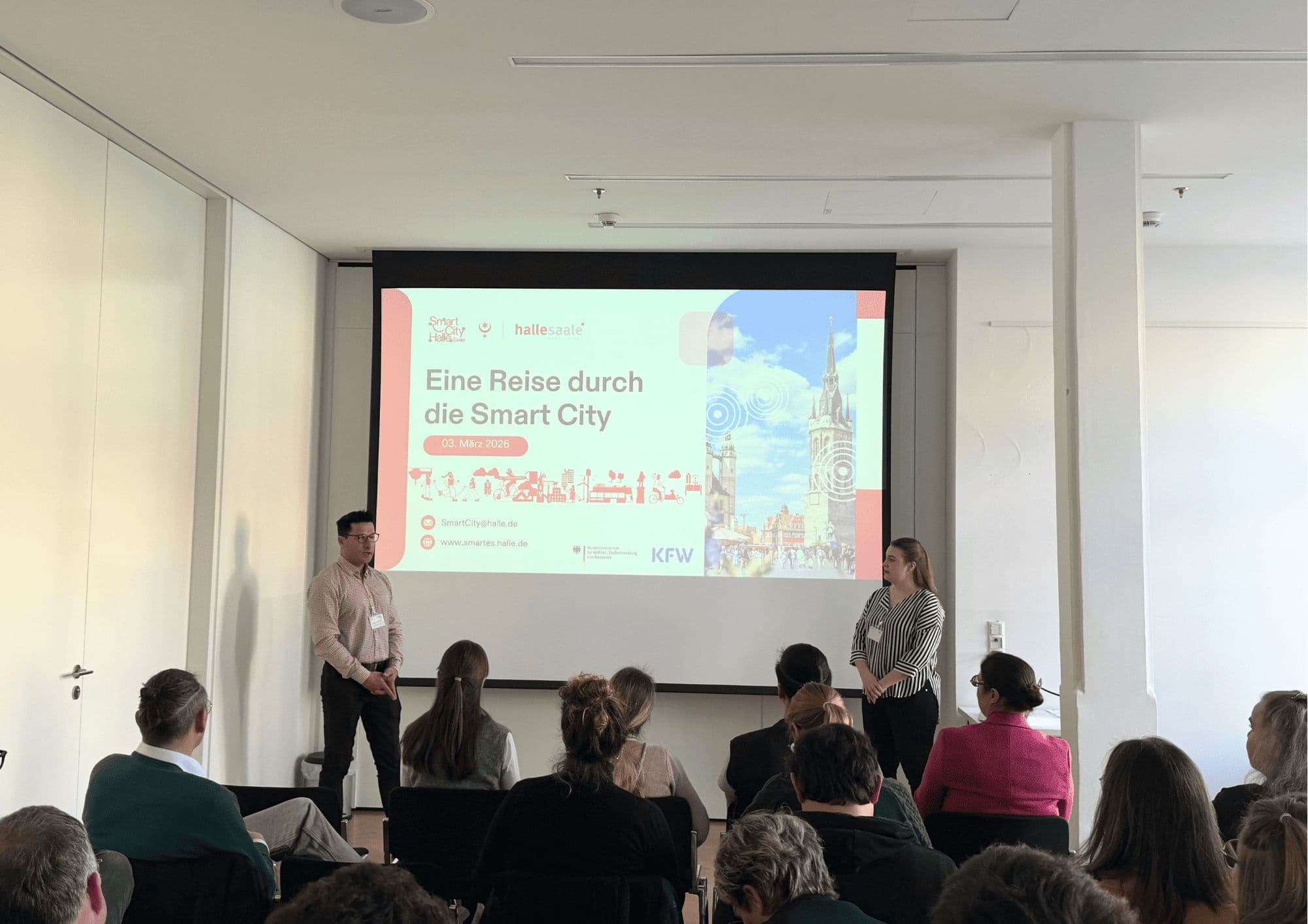 Vortrag Smart City Halle (Saale) im Rahmen des Vernetzungstreffens des Bundeswettbewerbs "Zukunft Region"