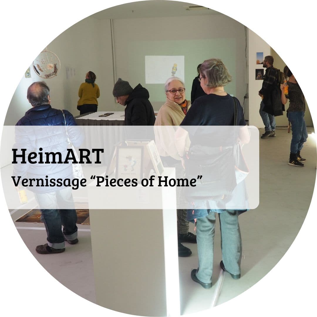 Vernissage HeimART; Fotografin: Pauline Müller